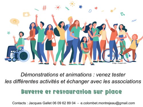 Fête des associations le samedi 3 septembre