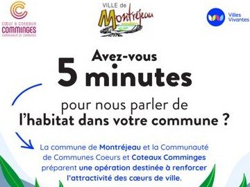 Revitalisation du territoire de Montréjeau : votre avis compte !